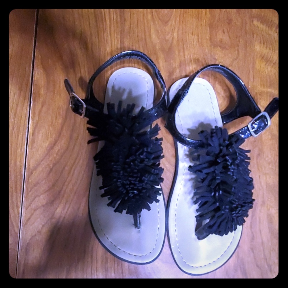 Little girl size 1 sandals